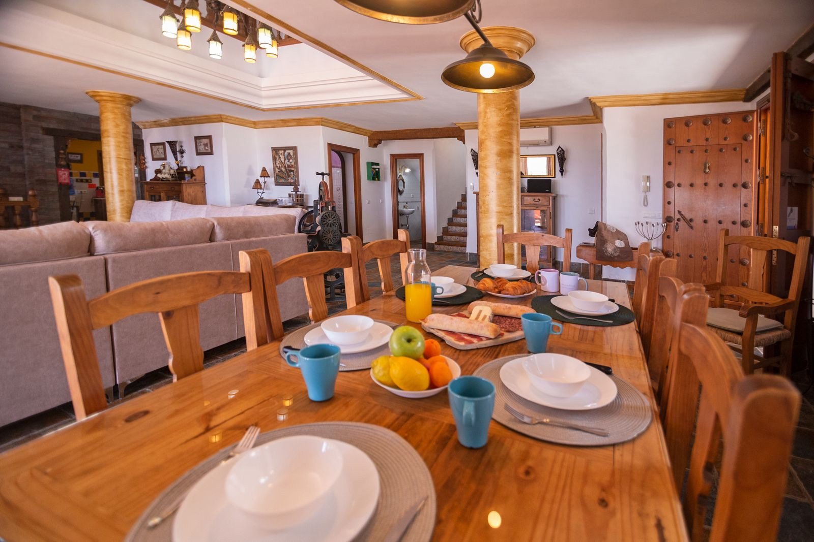 Salón comedor del cortijo